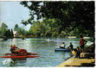 Carte Postale 65.  Lannemezan   Hopital Psychiatrique  Canotage Sur Le Lac Du Parc   Trés Beau Plan - Lannemezan