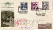 PAE018/ ANDORRA -  FDC/ Einschreiben Nach Salt Lake -city,  USA 1948 - Storia Postale
