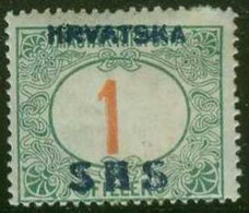 YUGOSLAVIA..1918..Michel # 27...MLH...Portomarken...MiCV - 50 Euro. - Ongebruikt