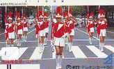 Télécarte MAJORETTES (1) Musique Militaire Fanfare  Military Music Japon Phonecard - Musique