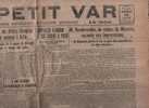 LE PETIT VAR 25/06/1922 - VILLES DU VAR - TOULON - ANNAM - BERLIN - HYERES ST RAPHAEL BRIGNOLES DRAGUIGNAN - Testi Generali