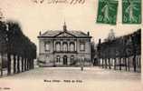 60 MOUY Hôtel De Ville  Beau Plan  1908 - Mouy