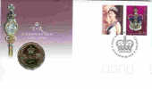 Australia-2003 Coronation Golden Jubilee COIN  FDC - Covers & Documents