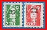 Saint Pierre Miquelon 552/53 Neuf (sans Trace X X) Marianne Surchargé - Unused Stamps