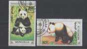 MONGOLIE Panda (oblitéré) - Bears