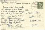 Postal COPENHAGE 1954 - Brieven En Documenten