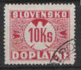 SLOVENSKO DOPLATNE, PORTO, 1939, MI 11 Y, 10 KR, OHNE WZ * PLUS LOT - Otros & Sin Clasificación