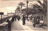 SAN REMO - CORSO DELL'IMPERATRICE ANIMATISSIMA - FERROVIA 15.12.1910 - Massa