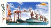 Port Machinery ,  Pre-stamped Postcard, Postal Stationery - Sonstige (See)