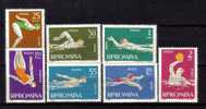 Romania1963 Swimming Michel 2153-9mnh** - Pallamano