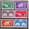 LUXEMBOURG EN FAVEUR DE L'EUROPE UNIE 6 VALEURS - Unused Stamps