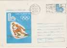 Romania / Postal Stationery With Special Cancellation - Invierno 1980: Lake Placid