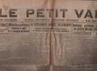 LE PETIT VAR 27/07/1922 - VILLES DU VAR - TOULON - CORSE - OLBIA DE L'AL-MANAR ALMANARRE - JAURES - HYERES BRIGNOLES - Testi Generali