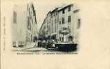 83 - VAR - DRAGUIGNAN - LA GRANDE RUE Et La FONTAINE - BELLE ANIMATION CLICHE 1900 - Draguignan