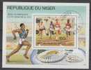 BLOC OBLITERE DU NIGER - COURSE (J.O. DE MONTREAL) N° Y&T 16 - Atletica