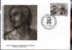 ENTIER POSTAL SERIE LIMITEE OFFERT PAR LA POSTE SAINTE CATHERINE D´ALEXANDRIE DESSIN DE RAPHAEL MUSEE DU LOUVRE PARIS - Pseudo-entiers Officiels