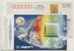 China 2000 Hongyan Electric Appliances Advertising Pre-stamped Card Mountain Everest Climbing,a Few Corner Flaw - Climbing