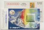 China 2000 Hongyan Electric Appliances Advertising Pre-stamped Card Mountain Everest Climbing,a Few Corner Flaw - Arrampicata