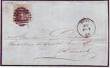 DEVANT N°10A P 83 MONS 27/2/60 Vers PERUWELZ   ***Timbre Super Avec BDF + VOISIN*** - 1858-1862 Medallones (9/12)