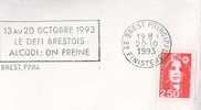 SC2783 Le Defi Brestois Alcool On Freine Flamme Brest PPAL 1993 - Vini E Alcolici