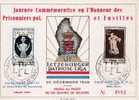 Spez109/ LUXEMBURG  -   Caritas 1945, ErstTagskarte/first Day Card, Politische Gefangene. Political Prisoners - 1940-1944 Occupazione Tedesca