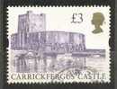 Großbritannien Mi. N° 1586 III ; 3 Pfund Marke Carrickfergus Castle  In Type III - Non Classés