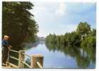 MUSSIDAN 24 DORDOGNE PERIGORD LA PROMENADE PECHEURS AU BORD DE L'ISLE - Mussidan