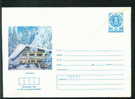 Uco Bulgaria PSE Stationery 1984 Winter Resort Borovetz HOTEL , CAR , SKIER , TREE Mint / Coat Of Arms / 6251 - Hotels- Horeca