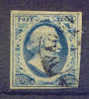 1852 Koning Willem III 5 Cent BLAUW NVPH 1 * Periode 1852  Nederland  Nr. 1 Gebruikt  (52) WAGENINGEN - Usati