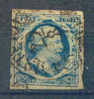 1852 Koning Willem III 5 Cent BLAUW NVPH 1 * Periode 1852  Nederland  Nr. 1 Gebruikt  (68) - Used Stamps