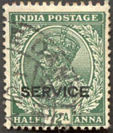 Pays : 230,3 (Inde Anglaise : Empire)  Yvert Et Tellier N° : S  84 (o) - 1911-35 King George V