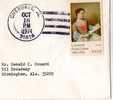 U.S.A: 1974, Lettre Avec Timbre Centenaire De L'U.P.U, Tableau De Liotard TB** - U.P.U.