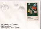 U.S.A: 1974, Lettre Avec Timbre Centenaire De L'U.P.U, Tableau De Peto TB** - U.P.U.