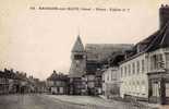 60 RESSONS SUR MATZ La Place Et L'église  1915 - Ressons Sur Matz