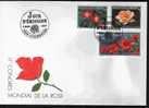 Fdc Luxembourg 1997 Roses - Rosas