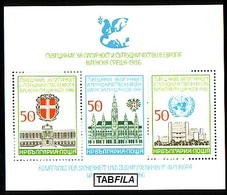 BULGARIA / BULGARIE - 1986 - KSZE - Viena'86 - Bl ** Perf - Blocks & Sheetlets