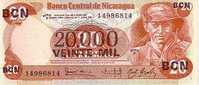 NICARAGUA   20 000 Cordobas/20 Cordobas Non Daté (1987)   Pick 147     ***** BILLET  NEUF ***** - Nicaragua