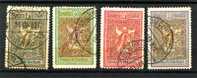 Rumänien Mi.N° 173/76 Gestempelt,  Wohlfahrtsausgabe Von 1906 Engel, Im Hintergrund Ornament - Used Stamps