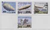 Corea Del Nord - Serie Completa Usata: 150 Anniversario Del Conte Zeppelin - Zeppelin