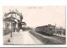 CPA----93---- Saint Ouen----GARE---RAILS---TRAIN- - Saint Ouen