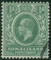 BRITISH SAMOLILAND..1912..Michel # 44...used. - Somaliland (Protectorat ...-1959)