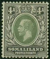 BRITISH SAMOLILAND..1921..Michel # 62...MLH. - Somaliland (Protettorato ...-1959)