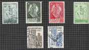 PORTUGAL, 1940  MI 615, 618, 620,621 @ 616,617 * WITH GUM LIGHT HINGE HORSE - Unused Stamps