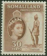 BRITISH SAMOLILAND..1953..Michel # 125...MLH. - Somaliland (Protectoraat ...-1959)