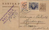 Entier Postal Avec Complément Affranchissement Pour Büdingen Hessen Allemagne 8 Mai 1922 - Storia Postale