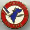 Broche Championnat Du Monde Hockey 1974 - Sonstige & Ohne Zuordnung