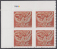 !a! USA Sc# 3646 MNH PLATEBLOCK (UL/P4444/b) - Coverlet Eagle - Unused Stamps