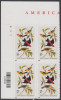 !a! USA Sc# 3650 MNH PLATEBLOCK (UL/S1111111) - John James Audubon - Ongebruikt