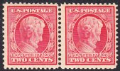 !a! USA Sc# 0367 MNH Horiz.PAIR -Abraham Lincoln, Centenary Of Birth - Ungebraucht