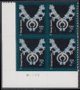 !a! USA Sc# 3750 MNH PLATEBLOCK (LL/V11111) - Navajo Necklace - Ungebraucht